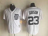 Detroit Tigers #23 Kirk Gibson White Mitchell And Ness Throwback Stitched Baseball Jersey,baseball caps,new era cap wholesale,wholesale hats